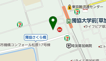 東武ストア 松原店 トイレの地図画像