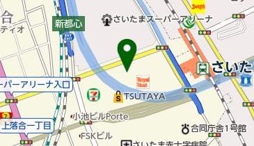 さいたま新都心ふれあいプラザ トイレの地図画像