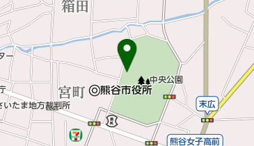 熊谷緑化センター トイレの地図画像