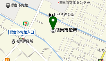 鴻巣市役所 トイレの地図画像