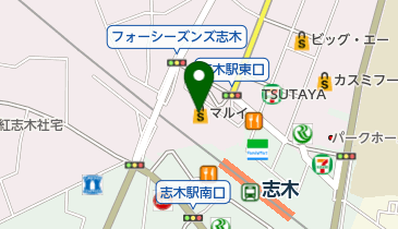 フォーシーズンズ志木 トイレの地図画像