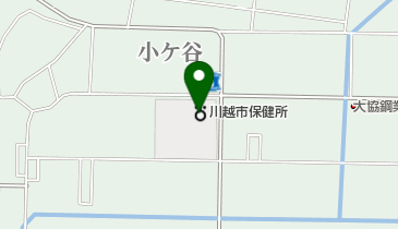 川越市保健所 トイレの地図画像