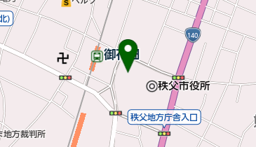 秩父宮記念市民会館 トイレの地図画像