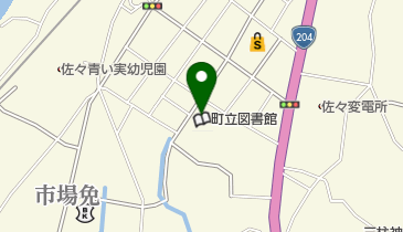 佐々町立図書館 トイレの地図画像