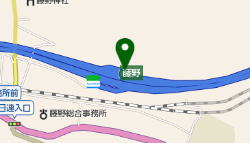 藤野PA 上り トイレの地図画像