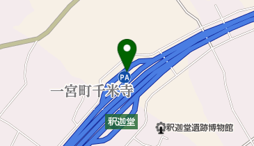 釈迦堂PA 上り トイレの地図画像