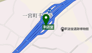釈迦堂PA 下り トイレの地図画像