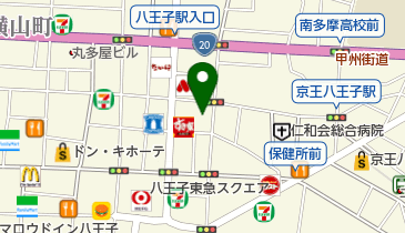 八王子市生涯学習センター トイレの地図画像