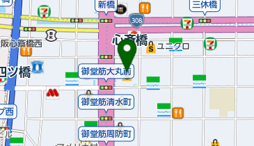 そごう 心斎橋本店 トイレの地図画像