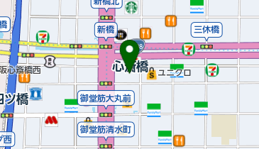 心斎橋パルコ トイレの地図画像