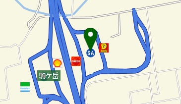 駒ヶ岳SA 下り トイレの地図画像