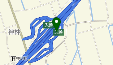 入善PA 上り トイレの地図画像