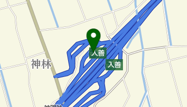 入善PA 下り トイレの地図画像