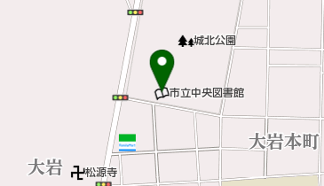 静岡市立中央図書館 トイレの地図画像