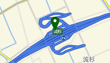 流杉PA 下り トイレの地図画像