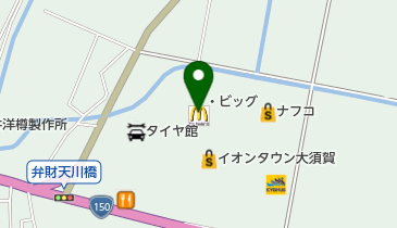 マックスバリュ 大須賀店 西 Honeys奥 トイレの地図画像