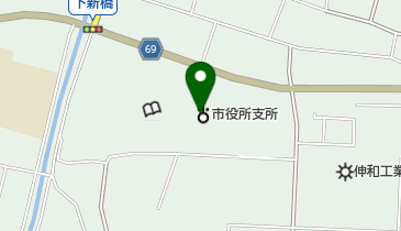 大須賀中央公民館 トイレの地図画像
