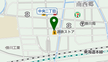 遠鉄ストア  掛川中央店 トイレの地図画像