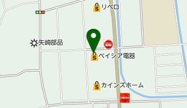 ベイシア電器 大東店 トイレの地図画像