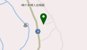 梅ヶ島 婦人会梅園 観光トイレの地図画像