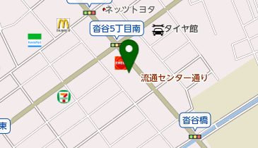 しずてつストア 流通通り店 トイレの地図画像