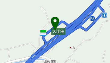大山田PA 上り トイレの地図画像