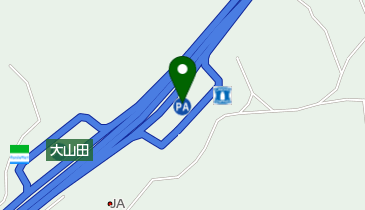 大山田PA 下り トイレの地図画像