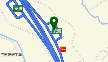 安濃SA 下り トイレの地図画像