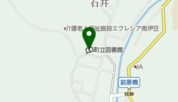 南伊豆町立図書館 トイレの地図画像