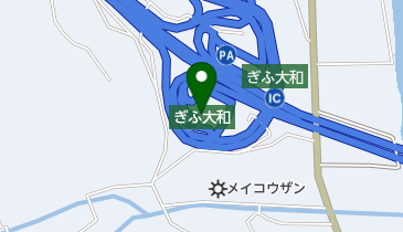 ぎふ大和PA 下り トイレの地図画像