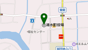 清水町役場 1階 トイレの地図画像