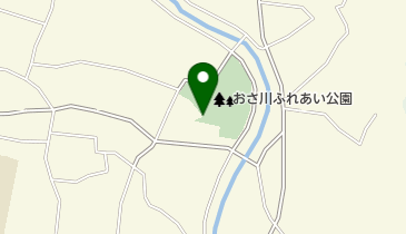 おさ川ふれあい公園 トイレの地図画像