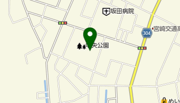 高鍋町中央公民館老人福祉センター トイレの地図画像