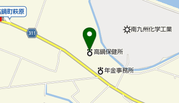 宮崎県高鍋保健所 トイレの地図画像