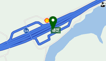 香芝SA 上り トイレの地図画像