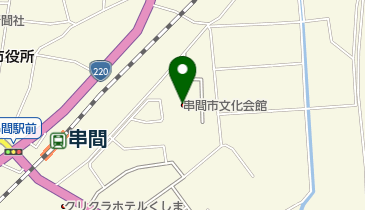 串間市文化会館 トイレの地図画像