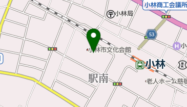 小林市文化会館 トイレの地図画像