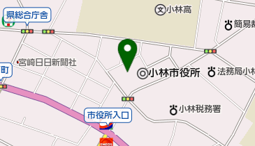 小林市役所 トイレの地図画像