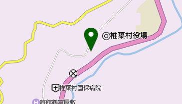 椎葉村役場 トイレの地図画像