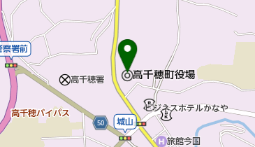 高千穂町役場 トイレの地図画像