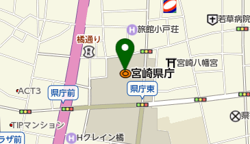 宮崎県議会棟 トイレの地図画像