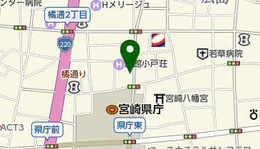 レガロホテル宮崎 トイレの地図画像