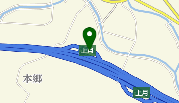 上月PA 上り トイレの地図画像