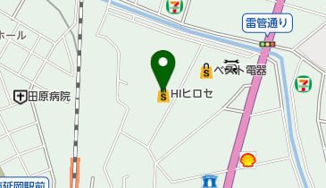 ホームインブルーブメントひろせスーパーコンボ南延岡店 トイレの地図画像