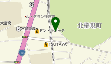 宮崎イエス之御霊教会 トイレの地図画像