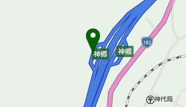 神郷PA 上り トイレの地図画像