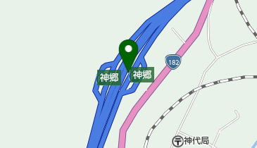 神郷PA 下り トイレの地図画像