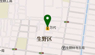 万代 田島店 トイレの地図画像