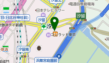 東京汐留ビルディング B1F トイレの地図画像