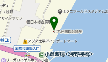 北九州市国際会議場 トイレの地図画像